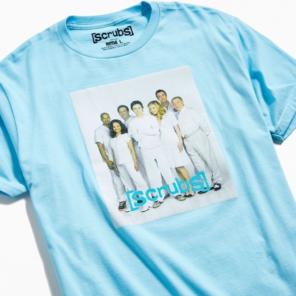 Scrubs cast short sleeve graphic tee shirt Lg.. Urban Outfitters - Picture 4 of 7